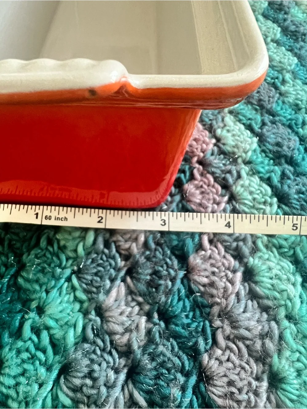 Le Creuset Volvanic Orange #28 Covered Pâté Terrine Mold